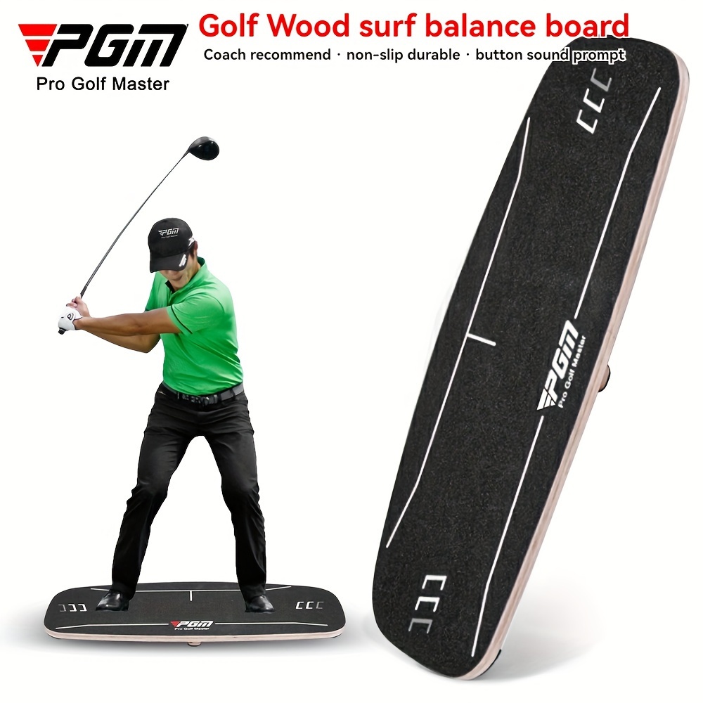 

Pgm Universal Golf Balance Board, Swing Rhythm Trainer With Voice , Non-slip Wood Surf Balance Plate For Improved – Ideal Training Equipment For Easter, Thanksgiving, Christmas, Halloween,