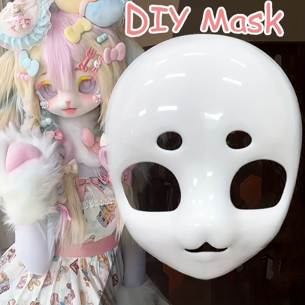 

Diy Kit - - Plastic Masks For Halloween, , Christmas - For -up & -playing