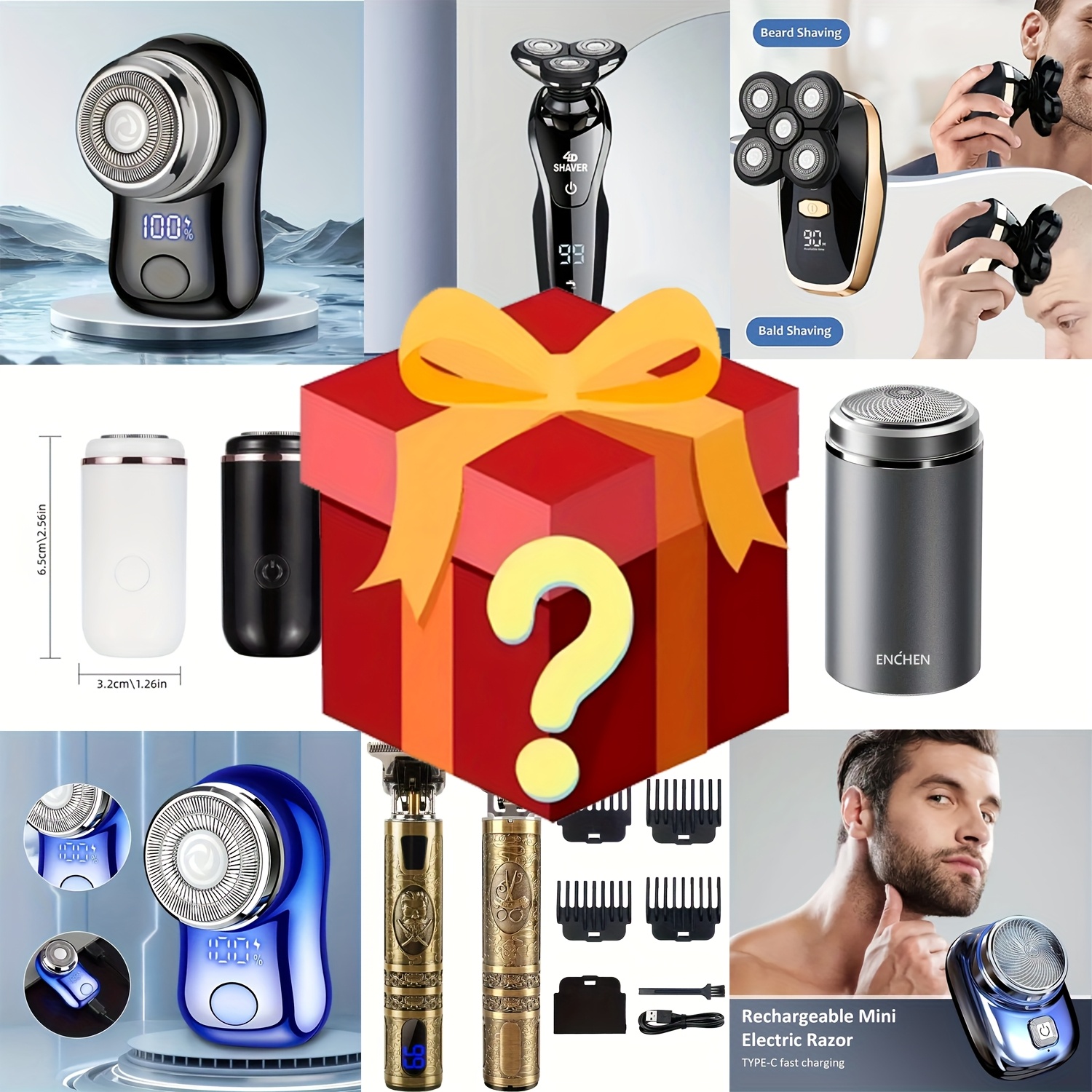 TEMU A Mysterious Box? And Unique Festival Gift - More Heartbeat And Interesting Items For Shavers!