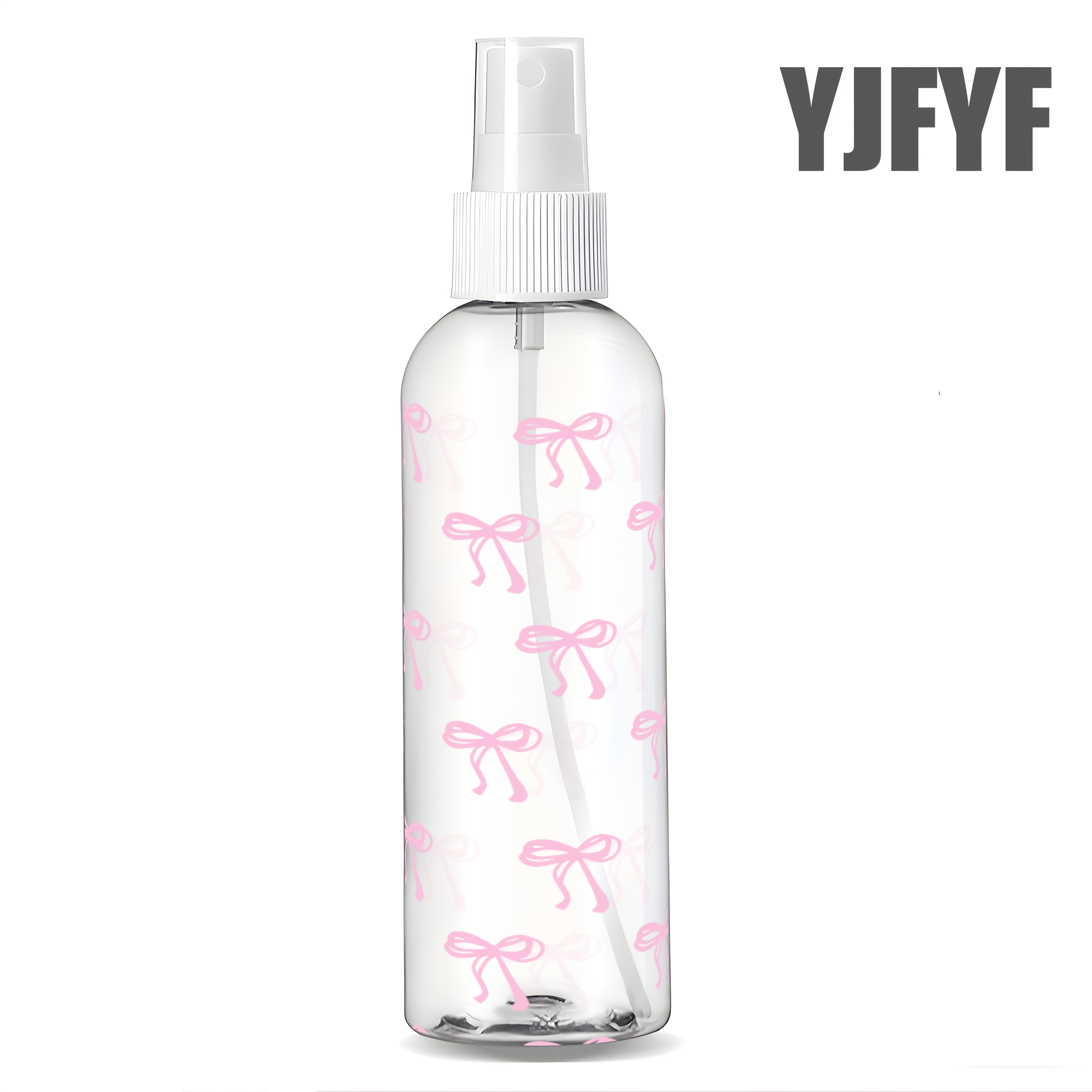 E-shop 100ml Wiederverwendbare Tragbare Sprühflasche mit Niedlichem Schleifen-Design - Geeignet für Ätherische Öle, Parfüm Hautpflegeflüssigkeiten