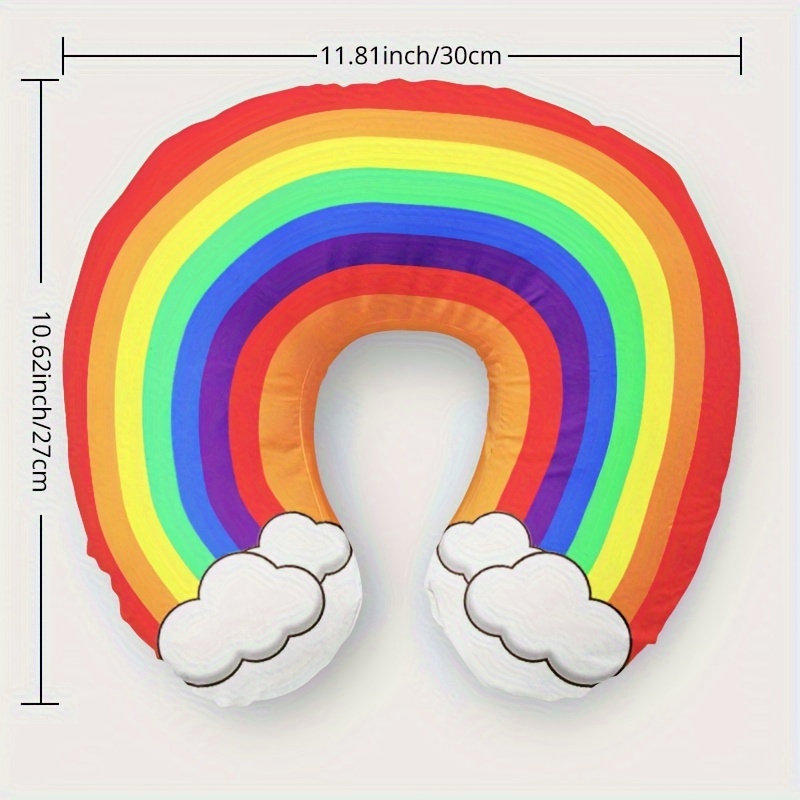 Rainbow neck pillow best sale