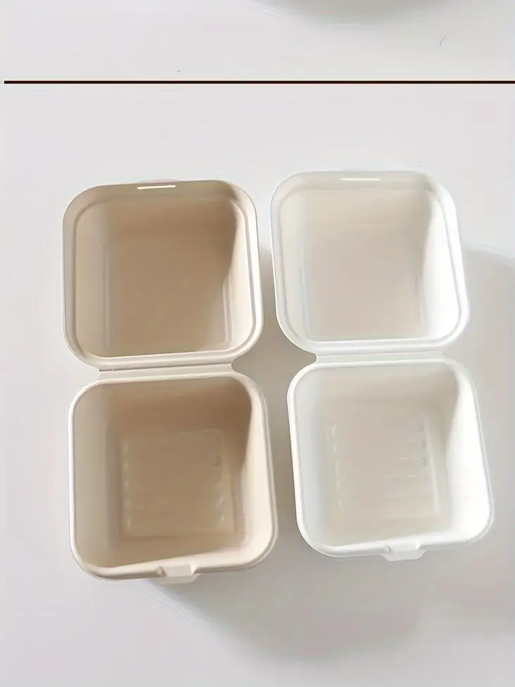 premium foydalanishga tayyor qog'oz tushlik qutilari 5 50ta sendvichlar salatlar shirinliklar yuqori sifatli bug'doy qobig'i yopishqoq kuz mavsumi uchun idealdir kuz yil sayyohligi uchun tabriklar tafsilotlar 1