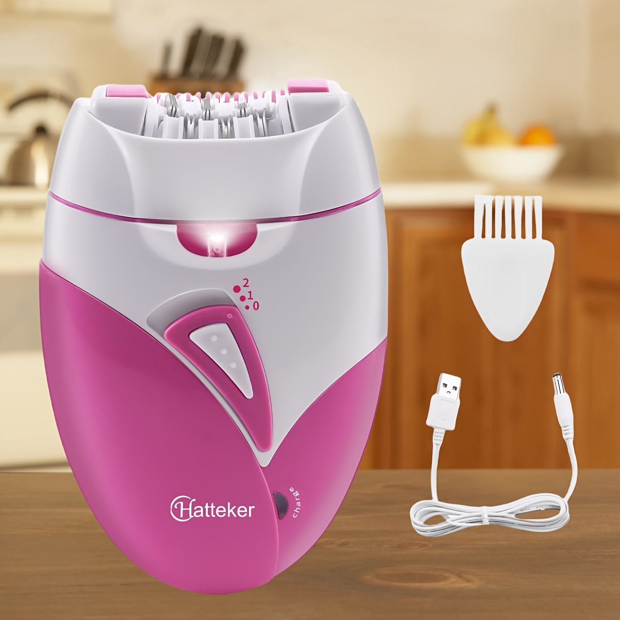 Ladies' Compact And Portable Shaver, Home Electric Usb Hair Removal Device, Bikini Hair Remover, Underarm Arm And Leg Hair Removal
