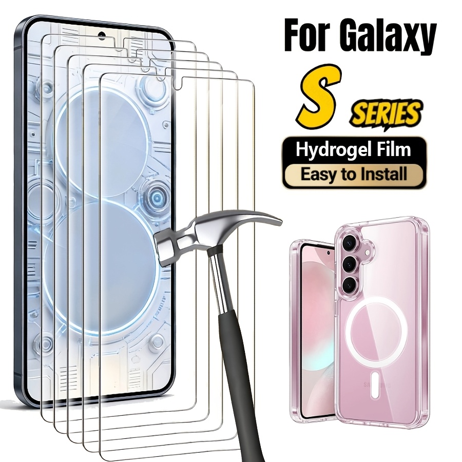 TEMU Phone Case: Kbkn-6pcs[1pcs Phone 5pcs Screen Protector], Suitable For For Galaxy S22 5g/s22  5g/s23/s23 /s24/s25/s26/plus/ultra/s25 Edge/s25 Fe