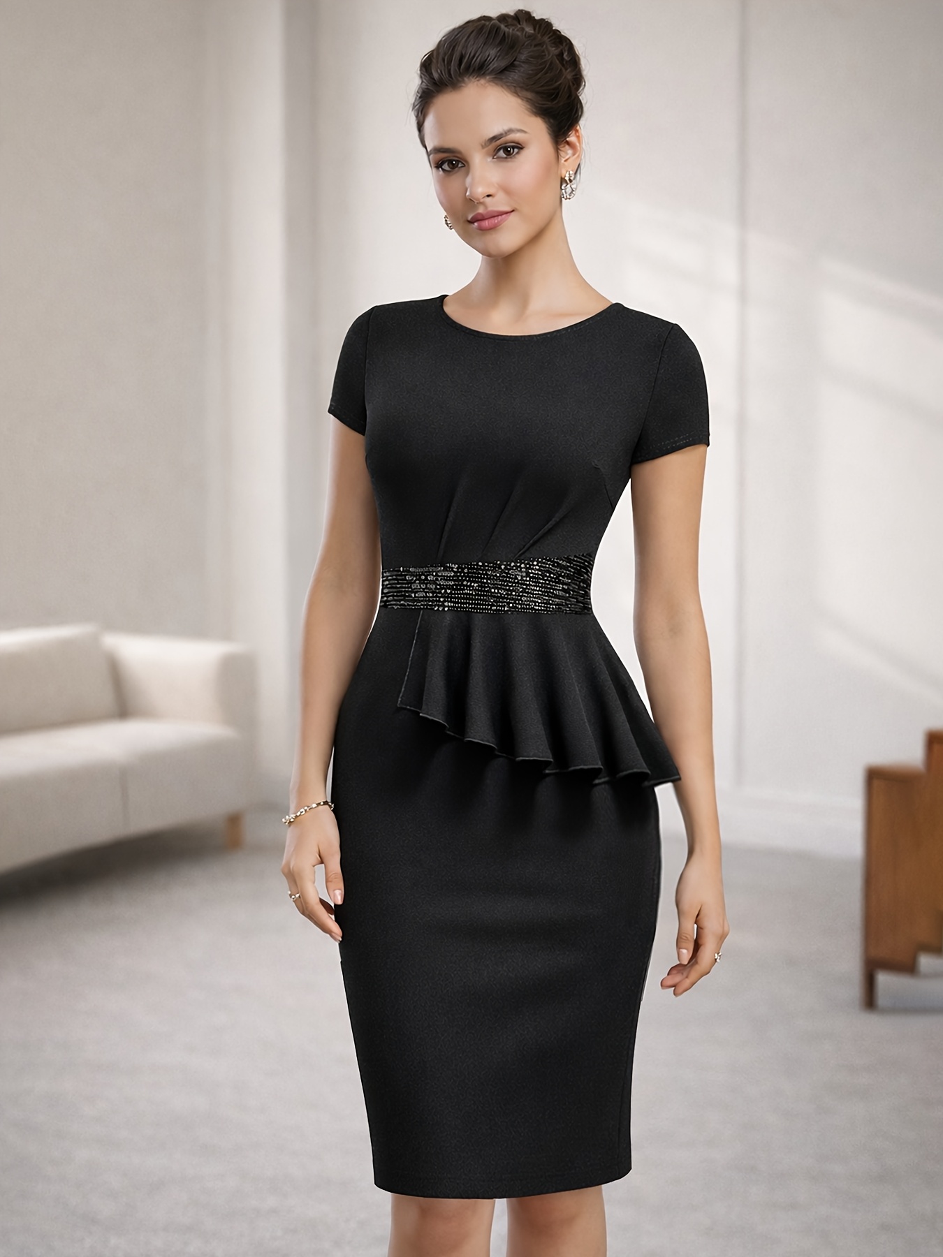 navy blue grad dress Sexy Navy Prom Dress Slit Skirt, Evening Dress,Graduation School Party –  DressesTailor