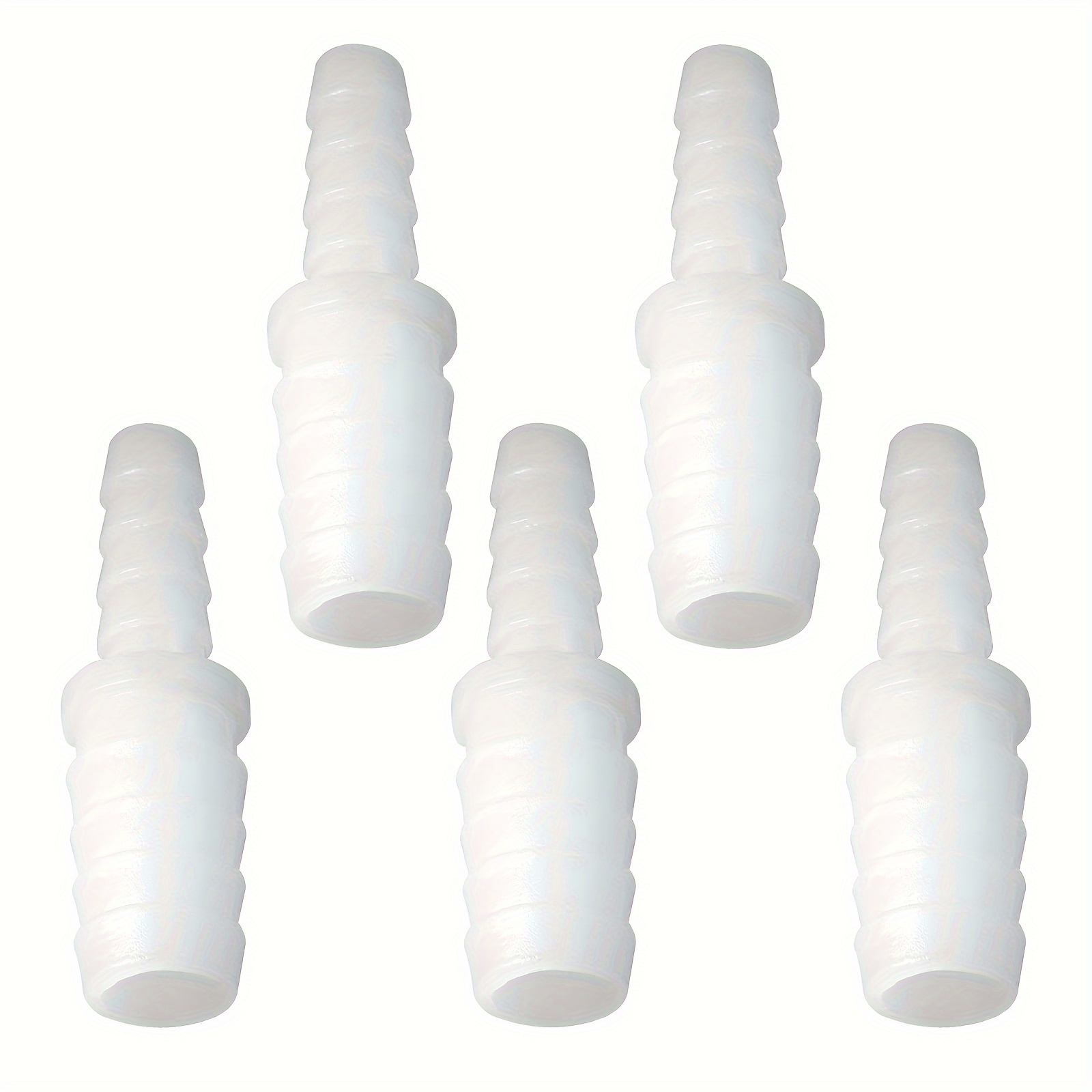5pcs Plastic Hose Reducer Fitting, Hose Union Adapter Connector Pipe Hose Fitting
