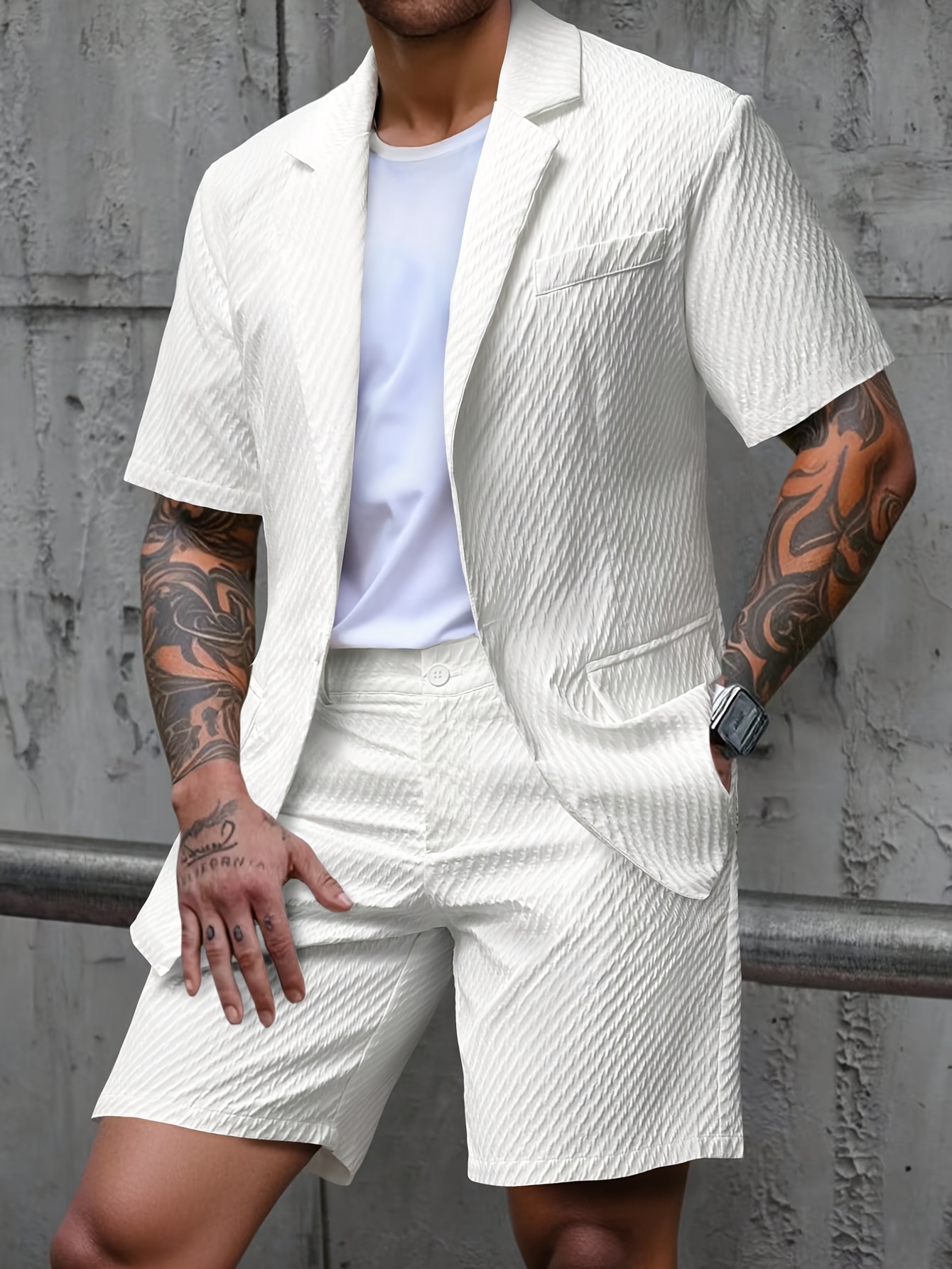 short suit men sold on Temu United States