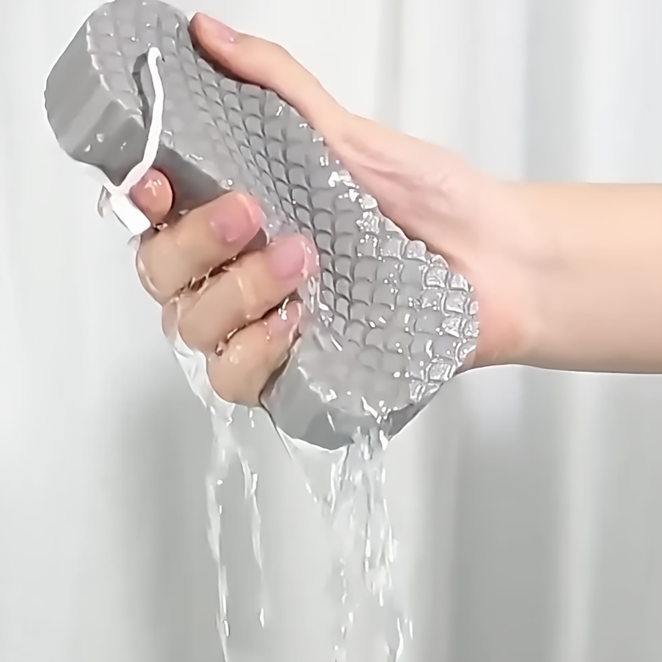 ultra soft exfoliating bath sponge gentle dead skin removal massage cleanse for shower and bath melamine material shower bath sponge soft texture sponge melamine sponge details 6