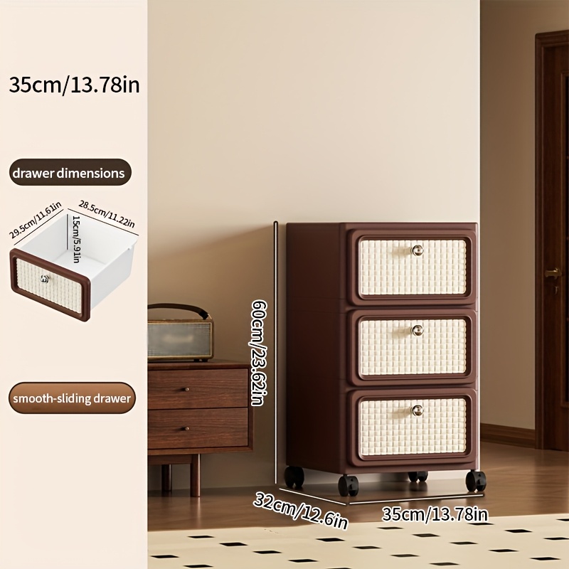 brown plastic dresser 1pc drawer storage cabinet multi functional modern Army Dress Blues Uniform BCD_ Plastic storage drawers over risk in combination My Height is:Tall (5'7