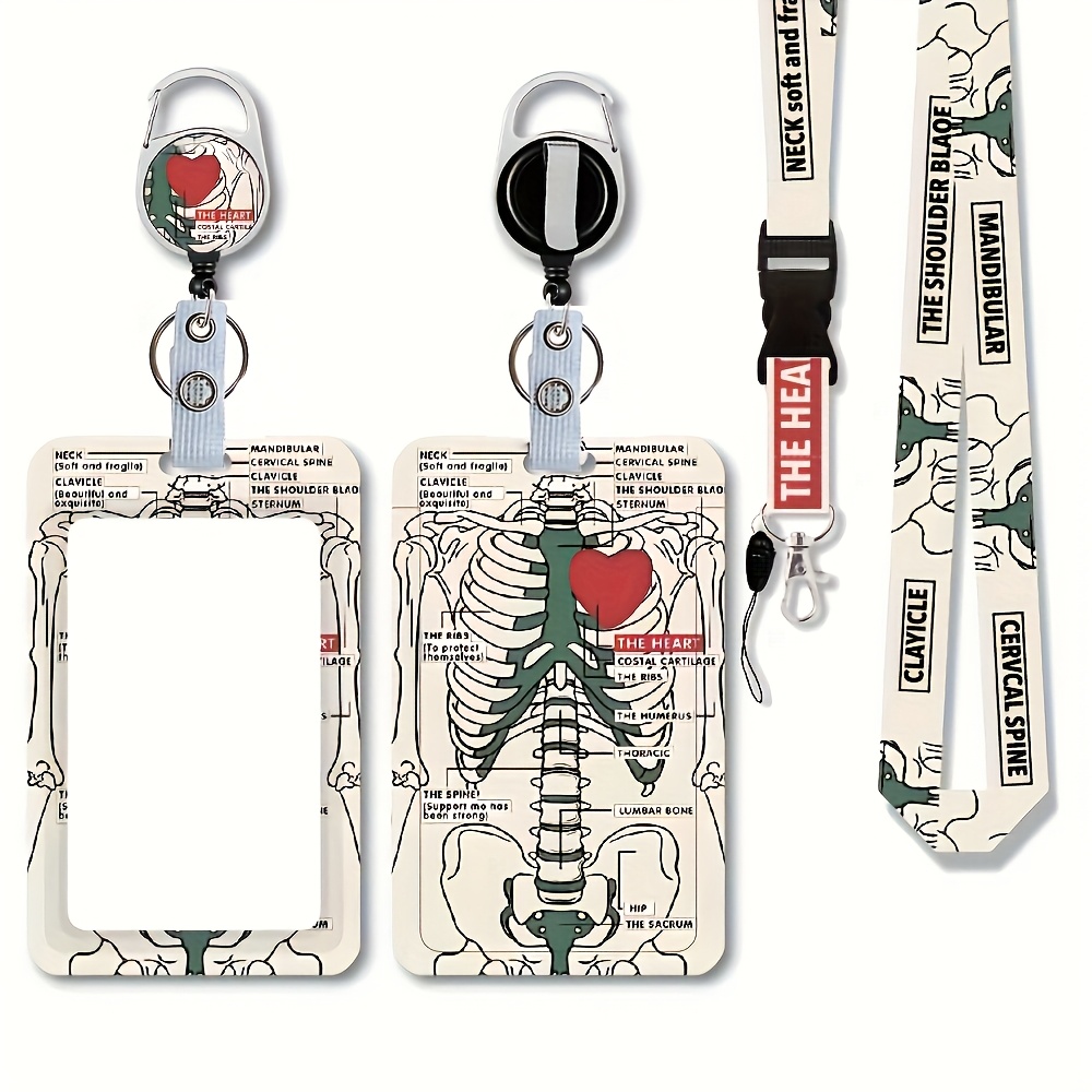 plastic id badge holder lanyard retractable reel Temu Australia