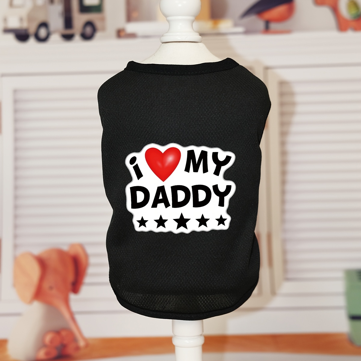 TEMU Pet Cat Vest Summer Thin Dog Clothes Printed Letter Cat Sleeveless Clothes Breathable Pet Vest Cat Shorthair Teddy Pug Summer Short Sleeve Vest