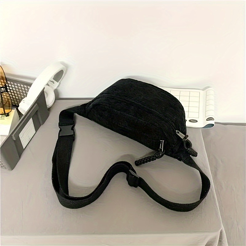 TEMU de pecho cruzada minimalista de , bolsa minimalista de moda para viajes al y deportes, riñonera de estilo elegante.