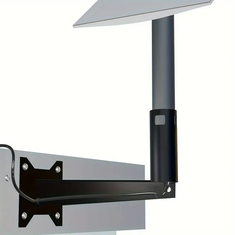 Kit de montaje Starlink 2 ajustable con adaptador de manguera - Aleación de aluminio industrial Detalles de los herrajes para montaje en pared, poste y techo del Internet satelital Starlink 5