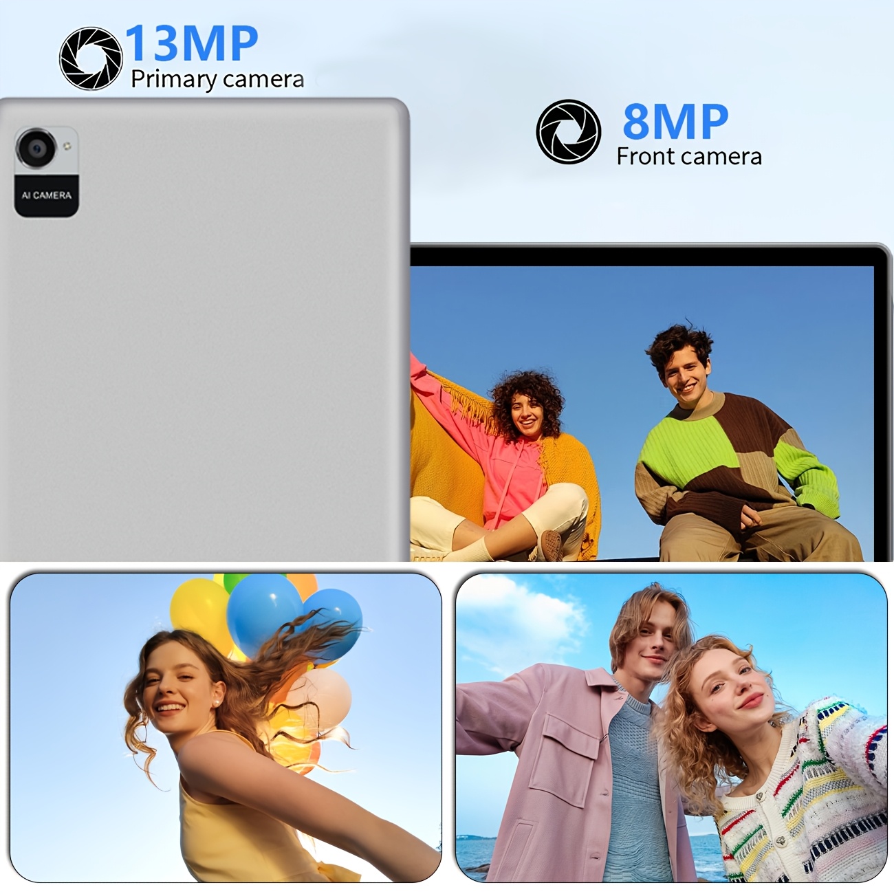 CRELANDER W30 Tablet Featuring a 10.1-Inch Android Display with a 16 IPS Screen, Powered by a Unisoc Octa-Core Processor, Equipped with 12GB of RAM (4GB + 8GB), And 128GB of Internal Storage That Can Be Expanded Up to 1TB, Tablet, Pad