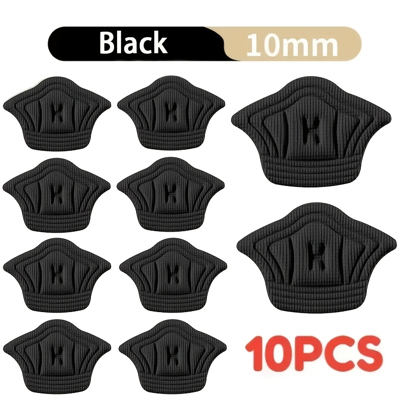 TEMU Lot de 10 patchs pour talons, semelles intérieures pour talons de chaussures de sport, protège-talons de taille ajustable, protège-talons,
