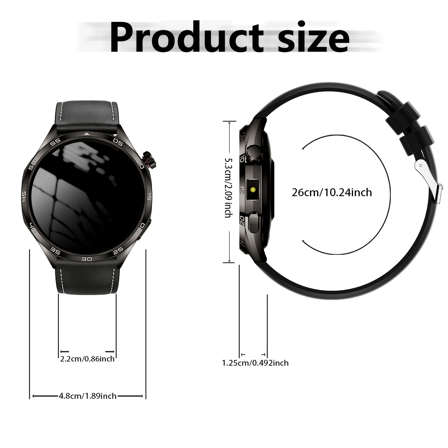 2026-HD Smart Watch/Fitness Band with Full Touchscreen