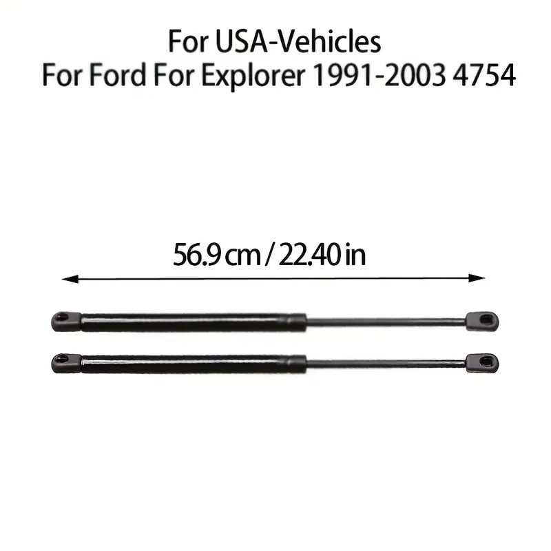 2x Rear Tailgate Gas Struts Lift Supports For Ford Explorer 1991-2003
