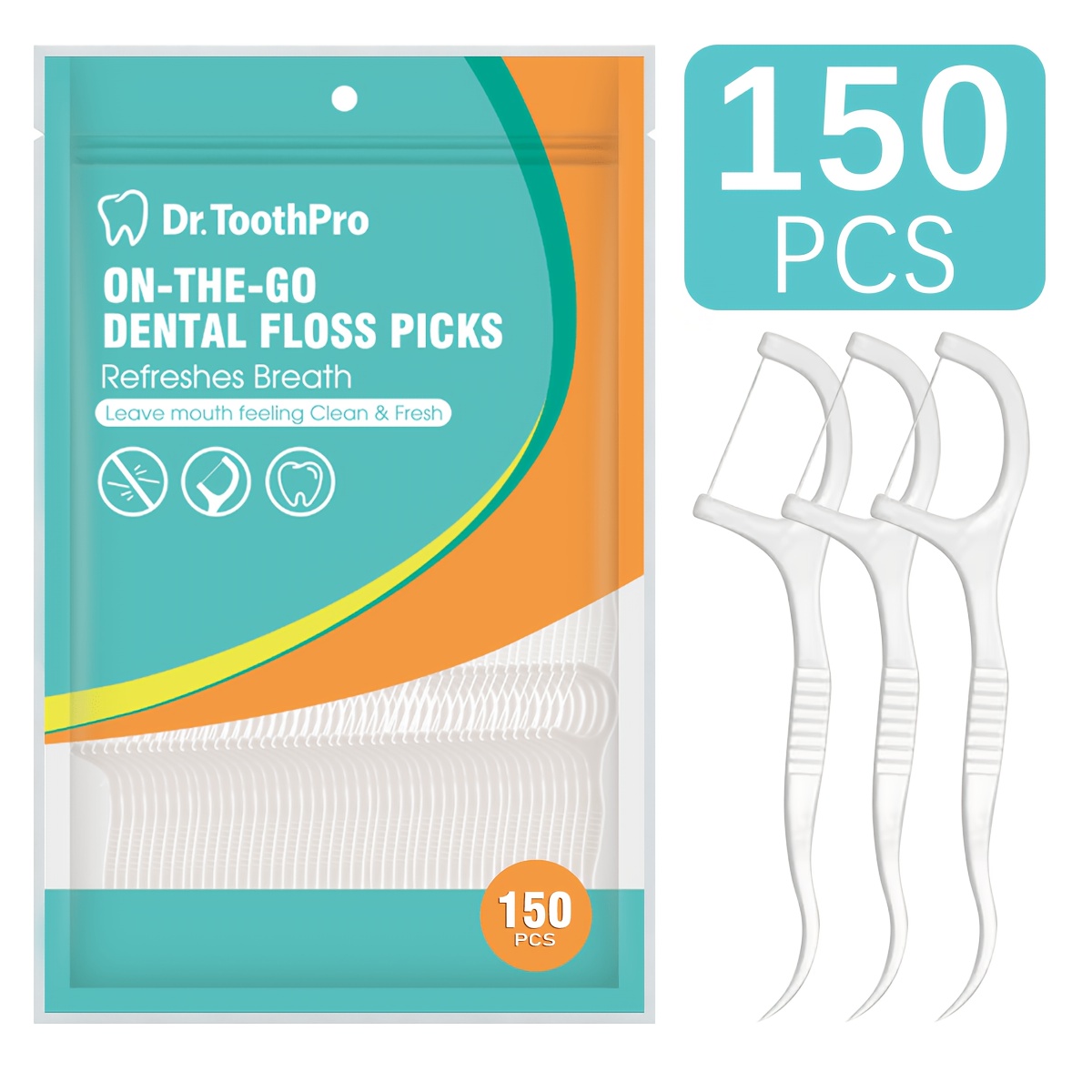 50/150pcs Of Dental Floss, Designed For Deep Cleaning, Ideal For Oral Hygiene, Portable Disposable Dental Floss, Suitable For Travel Use