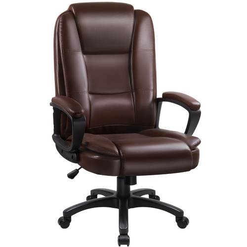 home office desk chair 400lbs big and tall computer executive chair ergonomic pu leather chairs with high back cushion adjustable armrest lumbar back support for long time sitting
