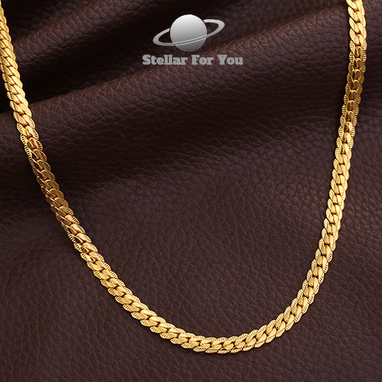 TEMU 24k Gold Plated 24k Gold Plated Plated 24k Gold Plated 24k Gold Plated Plated-plated Cuban Chain Necklace - S925 925 Silver, Hypoallergenic,