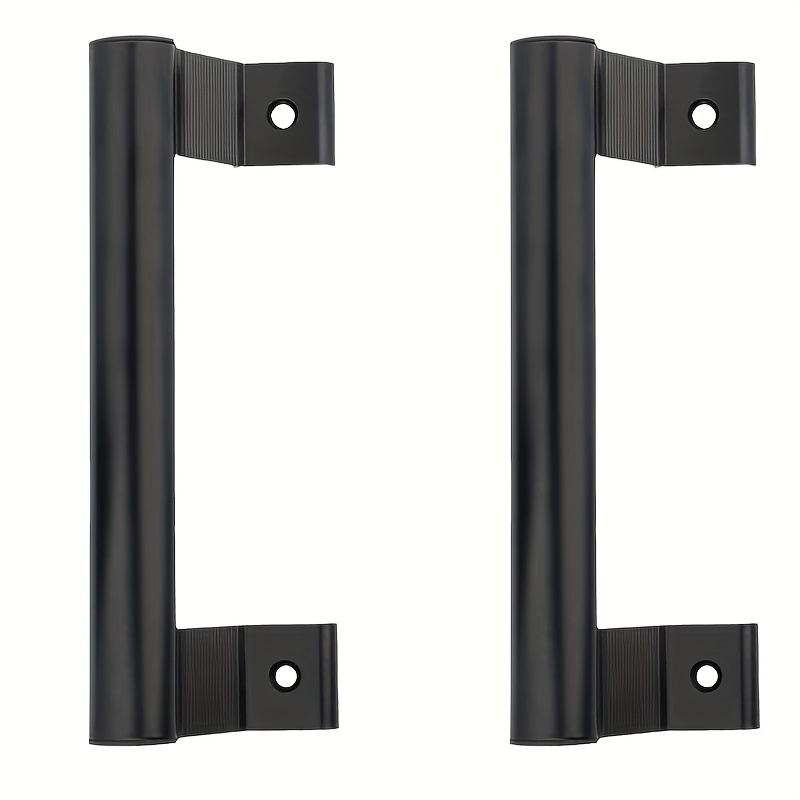 TEMU Lot de 2 poignées de porte coulissante 8 pouces en alliage d'aluminium pour porte de , poignée de traction pour porte coulissante en verre,