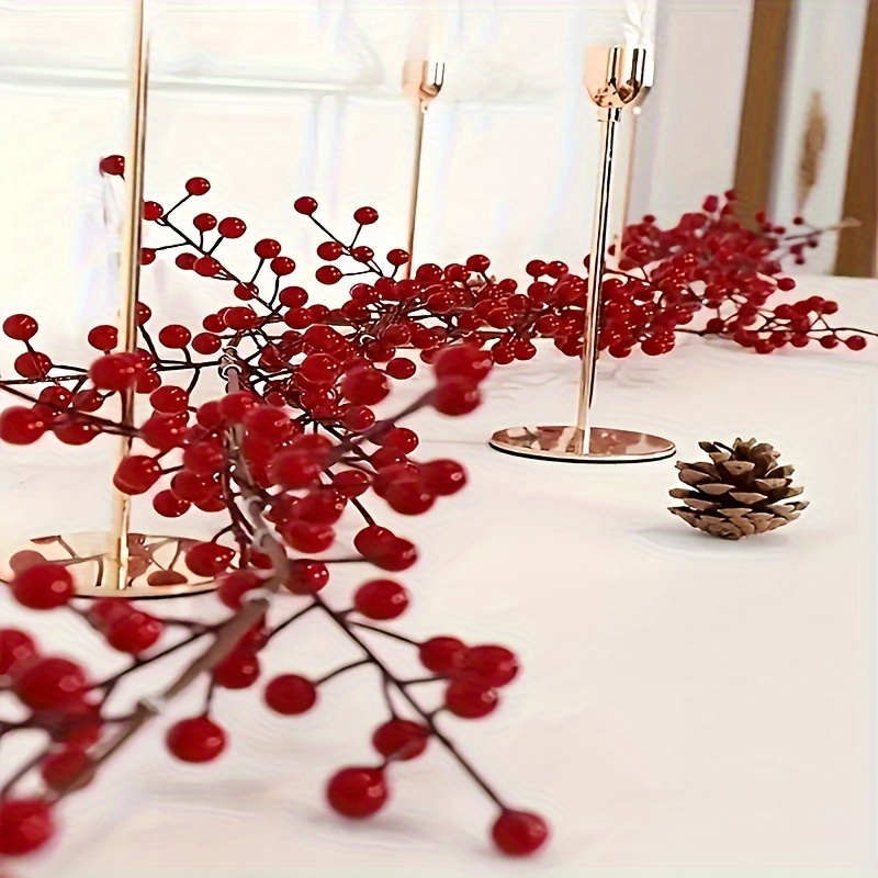 

Artificial Burgundy Garland, 3d Plastic Christmas Decor, Holiday Wreath For Indoor & Outdoor Use, Wedding, Birthday, Carnival, Christmas, New Year Celebrations