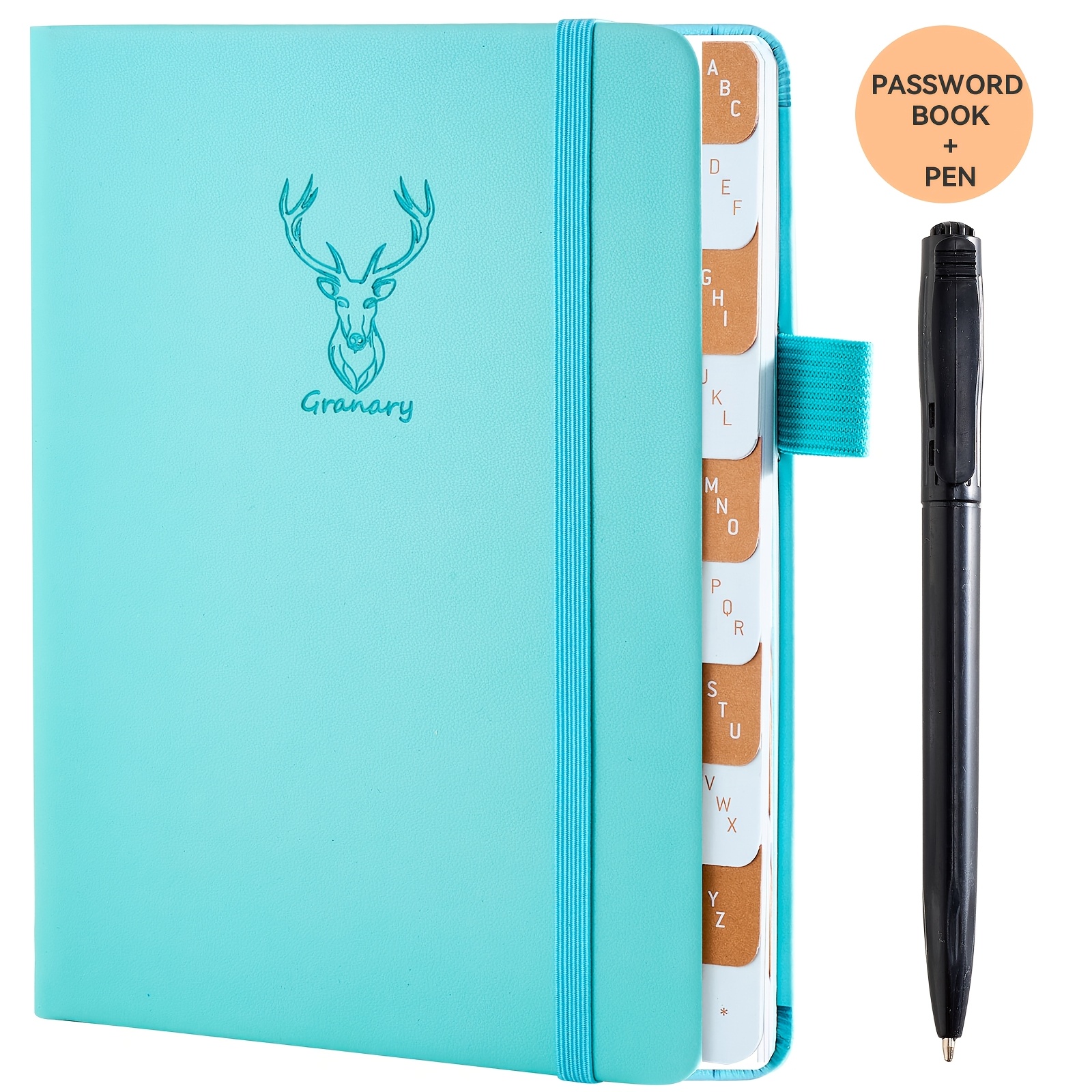 address book with alphabetical tabs sold on Temu United States