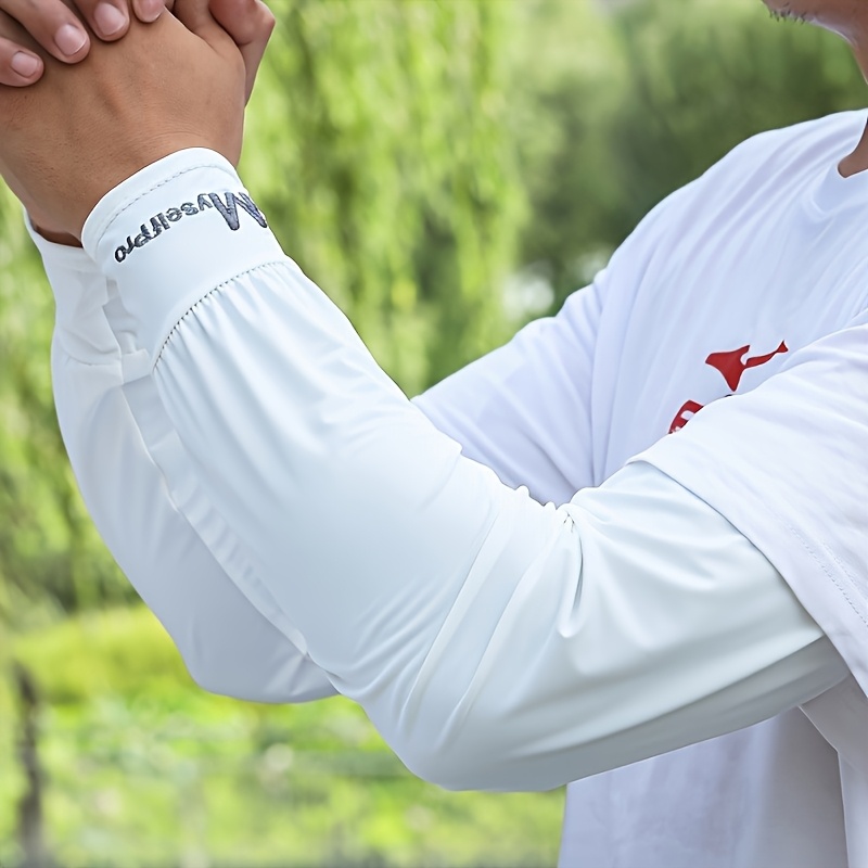 TEMU Men's Loose Cooling Arm Sleeves - Breathable, Quick-dry, Lightweight Comfortable, Outdoor Gear, Wear, Equipment | Loose Sleeve | Polyester