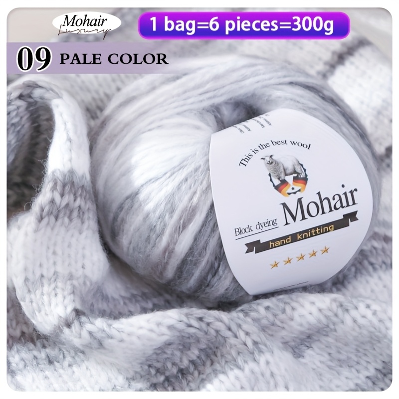 TEMU Gradient Dyed Colorful Zebra Pattern Yarn Balls For Hand Knitting Materials, Suitable For Making Fashionable Sweaters, Coats, Shawls, Trench