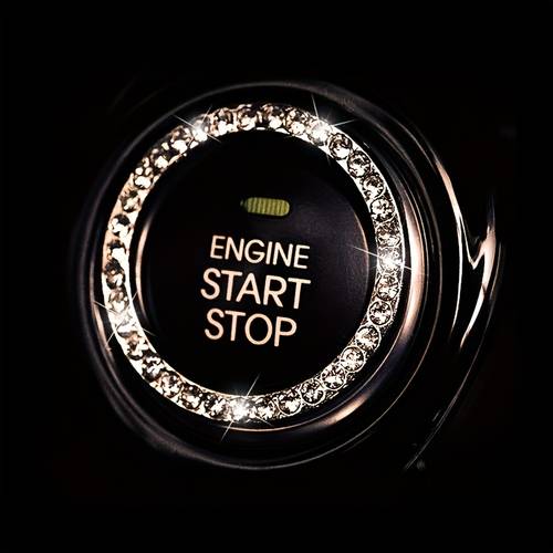 1pc button decoration button start ring auto accessories