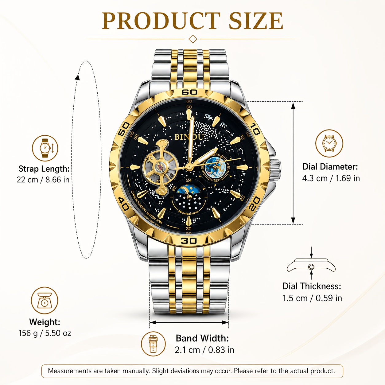 Starry Night Luminous Automatic Mechanical Watch, Unisex
