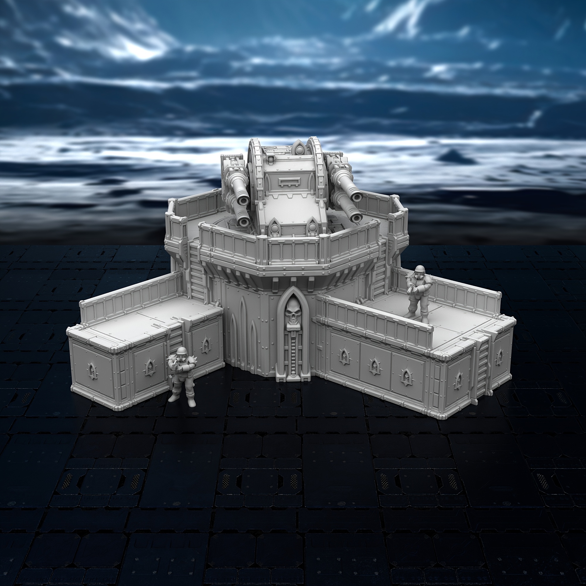 Defense Terrain, Intricate Fantasy Building Model Kit, Ideal For Tabletop Role-playing Games And Enhancing Game Experience