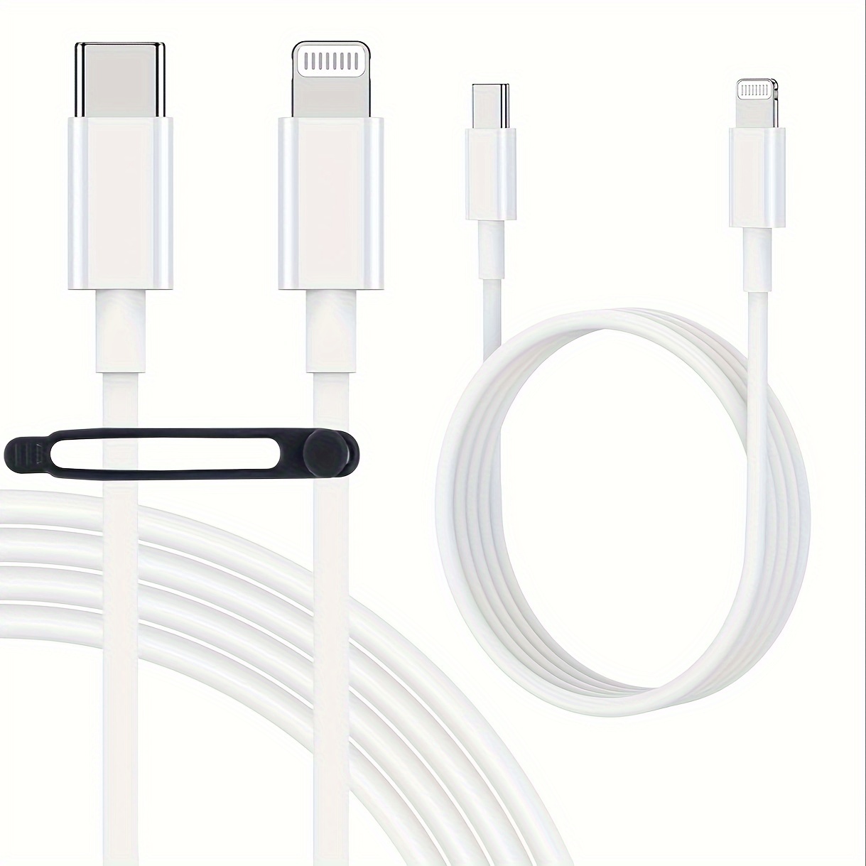 Cargador de 20 W para iPhone y iPad, juego de cargador de pared dual USB C  y USB con cable Lightning tipo C compatible con iPhone 14/13/13 Pro/13 Pro