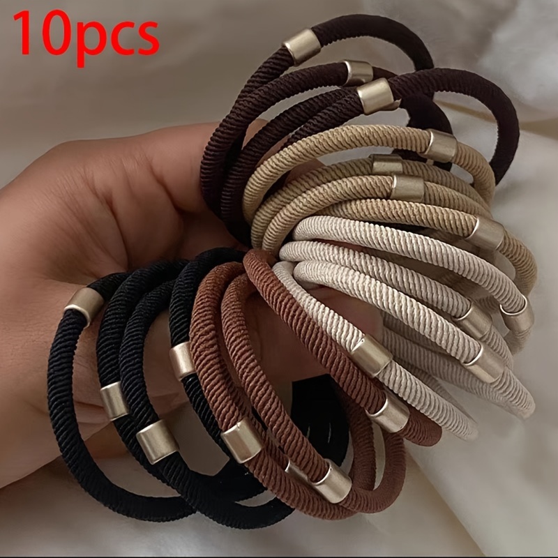 

For Women - 10pcs - Polyester Scrunchies - & Accessories For 15 Years Old