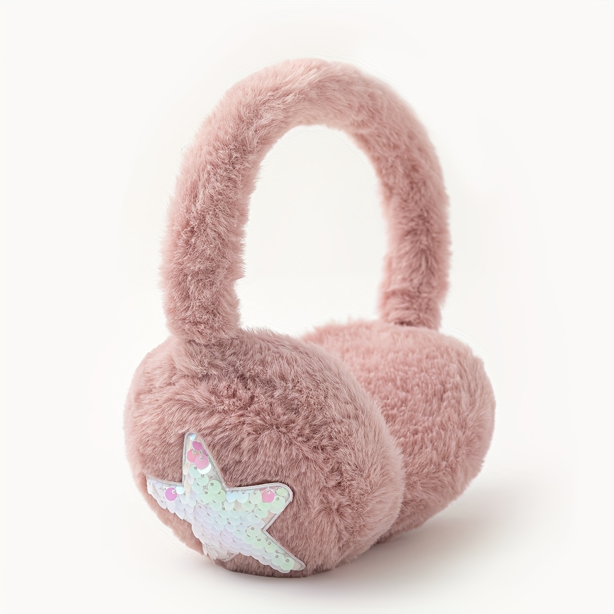 -patterned Classic Solid-color Cute-style Ear Suitable For Winter Wear