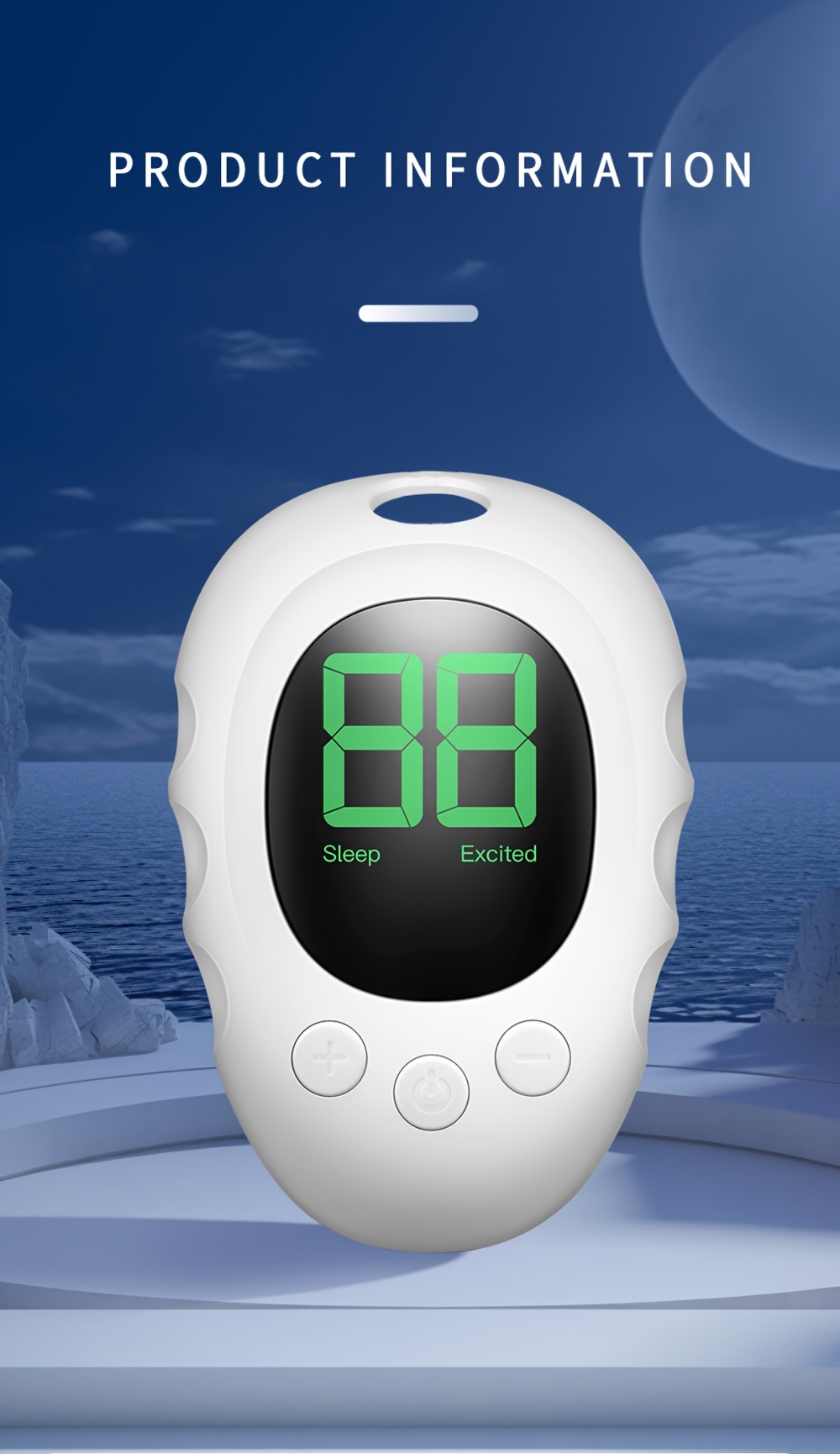 Portable handheld sleep aid device (sleep instrument). It has two modes and eighteen gears, which can help with sleep. It is a great gift for both men and women.