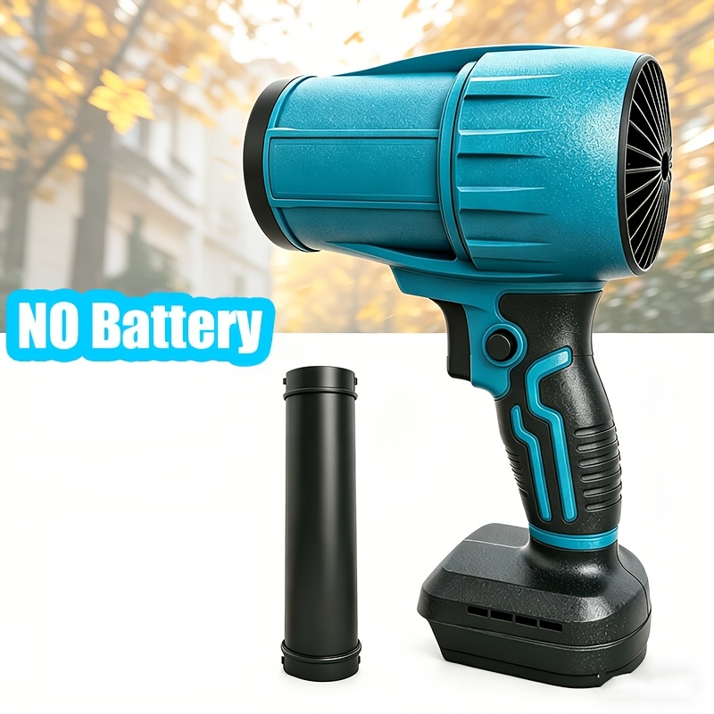 Image of Hand-held Cordless Blow Leaves Blower Compatible With Battery ( No Battery, No Charger), 3-in-1 Nozzle Set For Yard Work, Patio, Garage Dust Removal