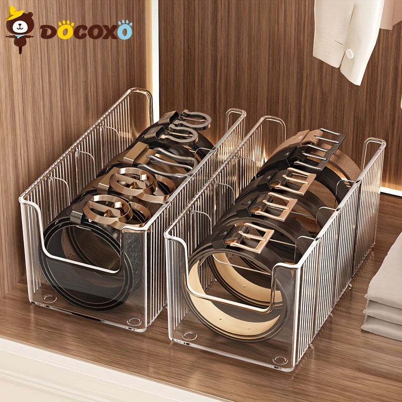 Grtel Aufbewahrung 4 Stck  Drehbarer Grtel Organizer & Grtelhalter Fr  Schrank Und Accessoires