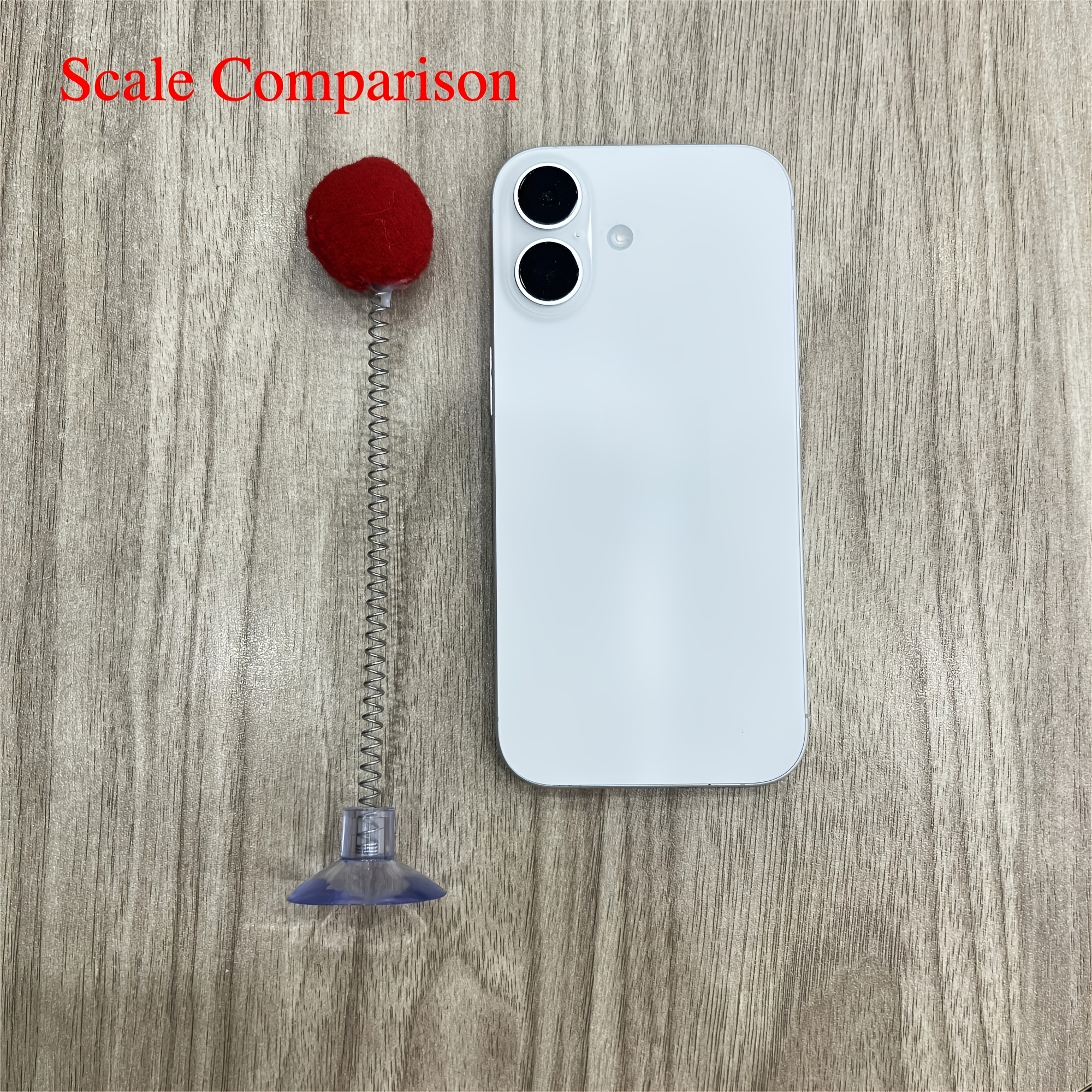 2pcs Cat Teaser Wand Set with Suction Cup Base