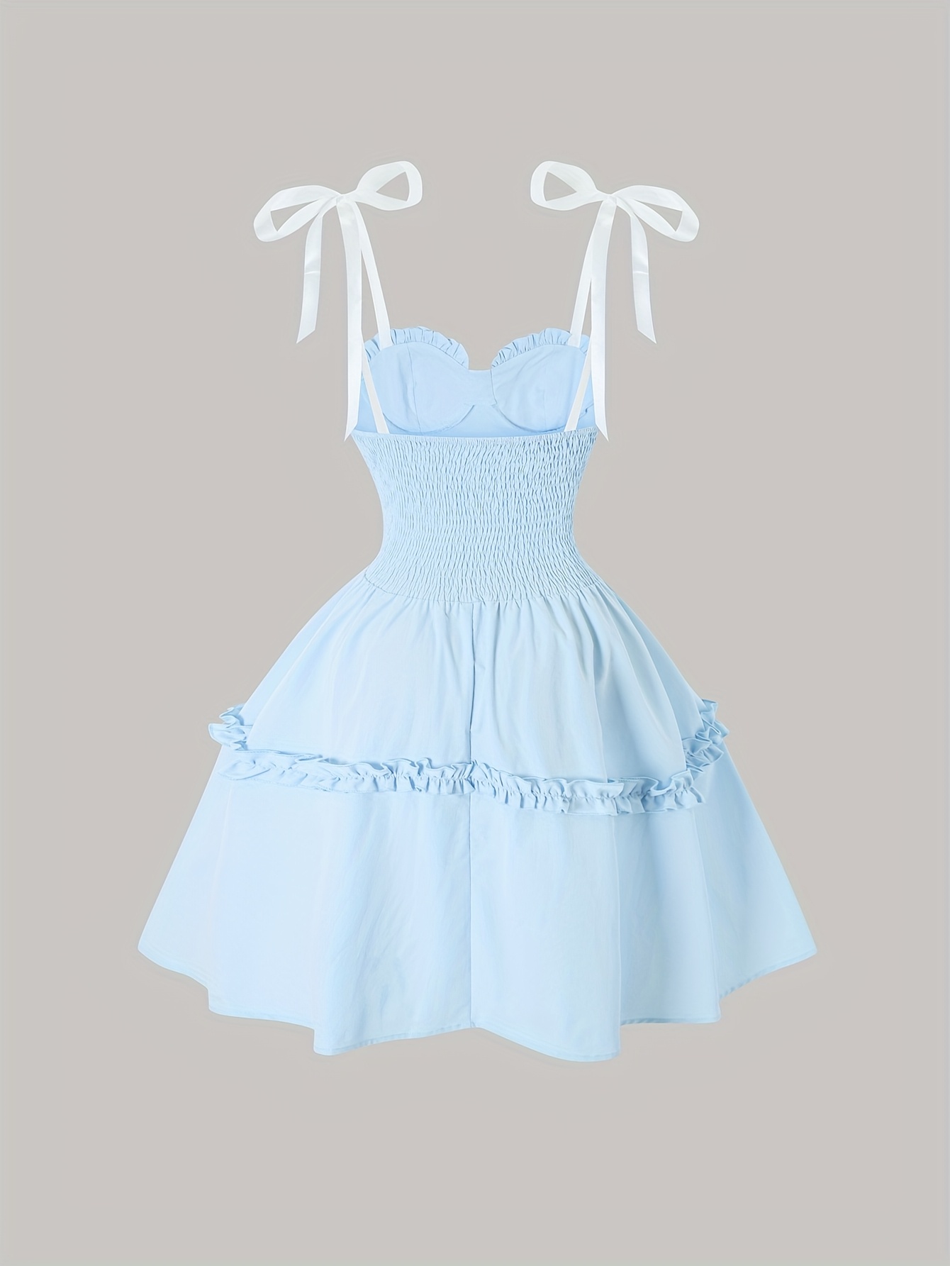 a multi layered fluffy dress accents featuring - Temu Nigeria