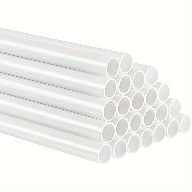 

10/20pcs White Plastic Cake Dowel Rods, Reusable Support Sticks, 0.4in Diameter X 9.5in Length, For Layered, Hollow, Wedding Cakes Stacking & Support, Classic Style For Restaurant/bakery/home Baking