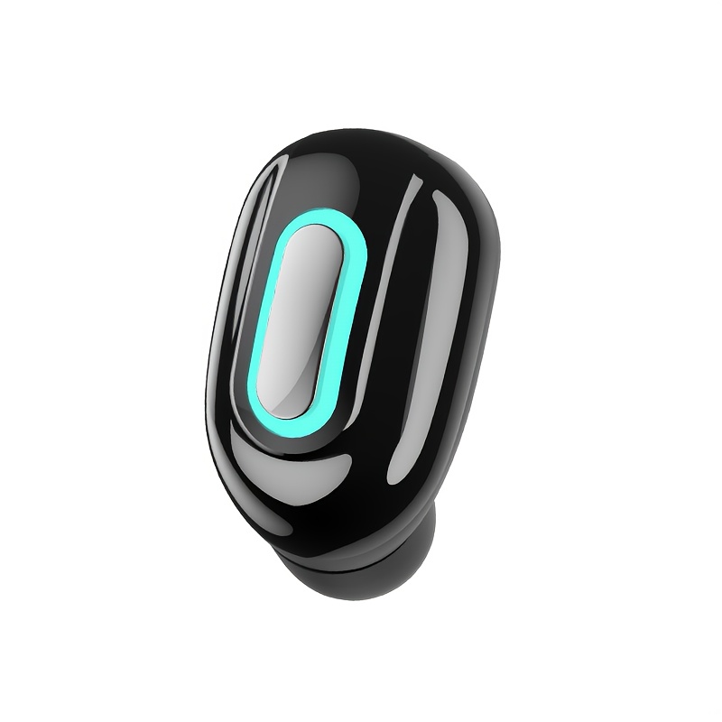TEMU Bluetoothイヤホン 片耳式、Bluetoothイヤバッド、ヤレスイヤバッド、インイヤーヘッドホン、ビジネス・音楽・スポーツ用ワイヤレス片耳ヘッドホン、iPhone/Android対応