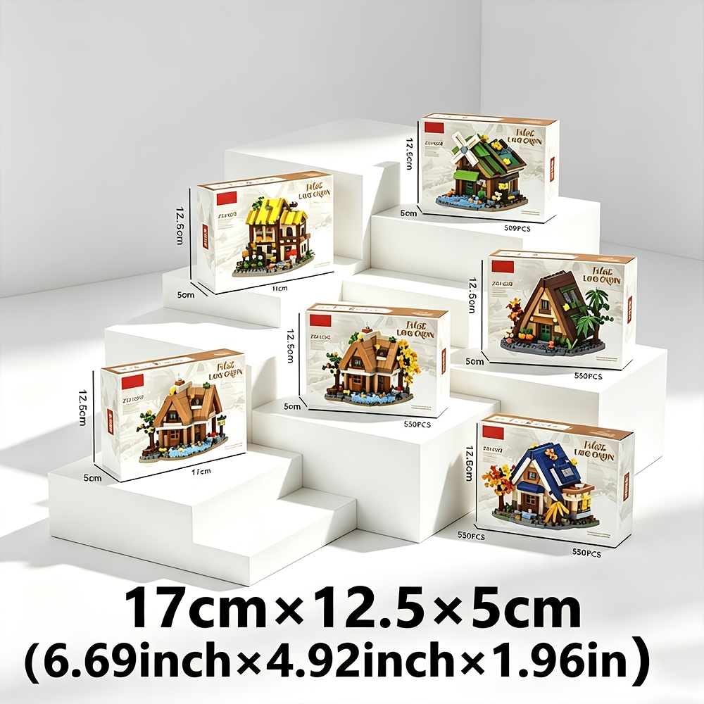 High-quality Multi-style Building Block Stacking Set