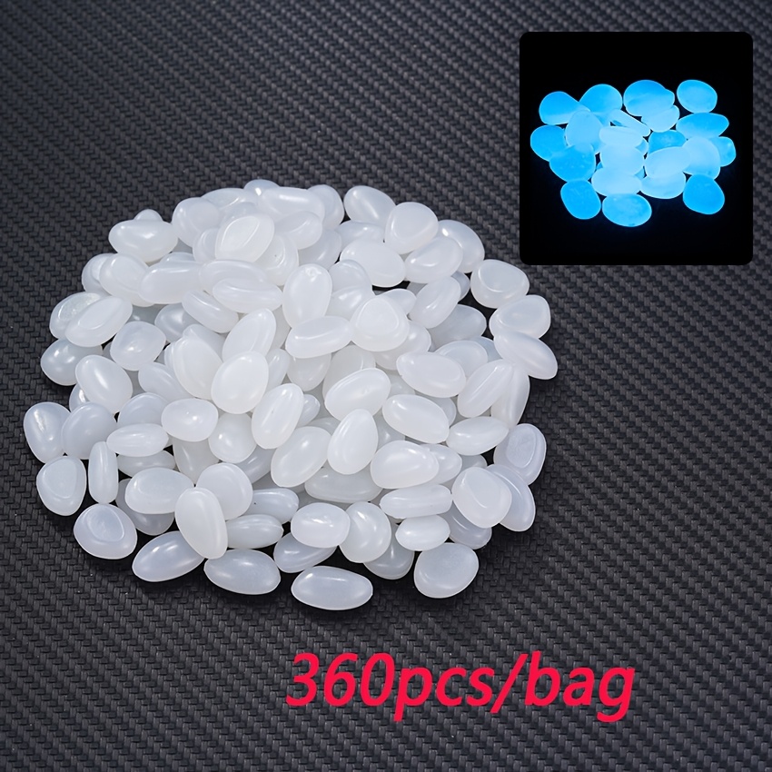 E-shop 120/240/360 Stück, 16 mm magische farbige Leuchtsteine, geeignet für Außenhöfe, Partys im Freien, Festivaldekorationen, Gartenwege, verschiedene