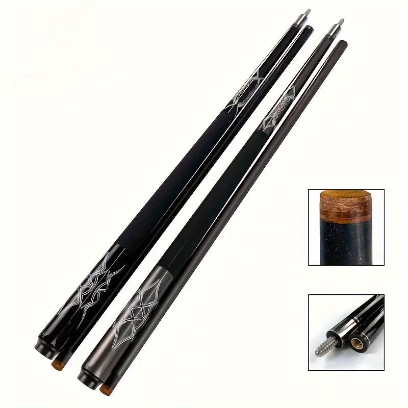 

Premium American Billiard Cue - 57.8" Length, 19oz Weight, 1/2 Style - Ideal Gift For Holidays & Special Occasions Billiards Cue Holder