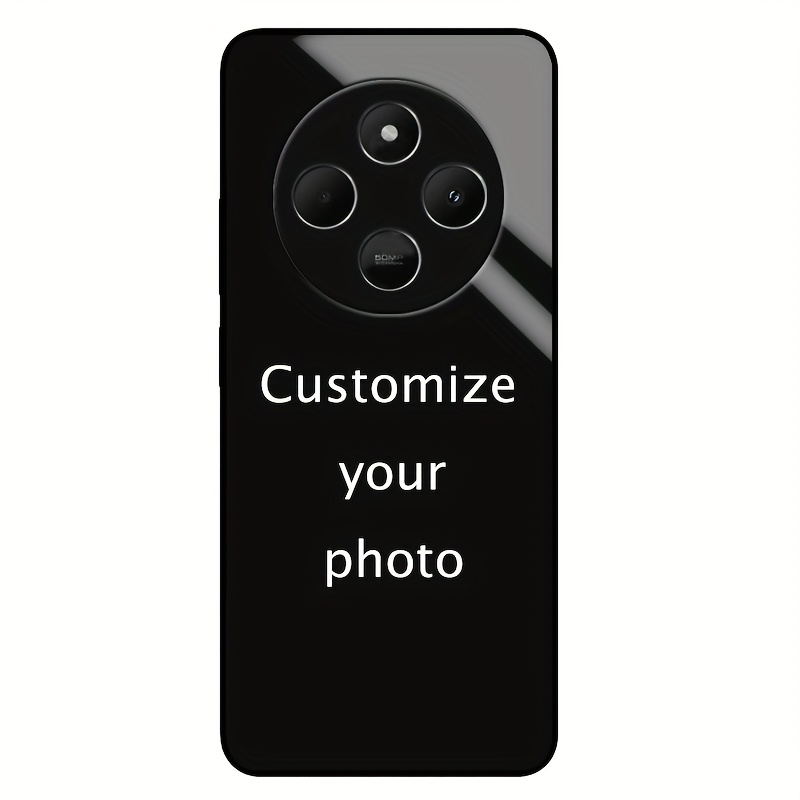 TEMU Phone Case: Custom Pattern Photo Phone Case For Xiaomi Redmi 14c/13c/13/12/10/a3, Personalized Diy Cover With Acrylic High-definition , Suitable