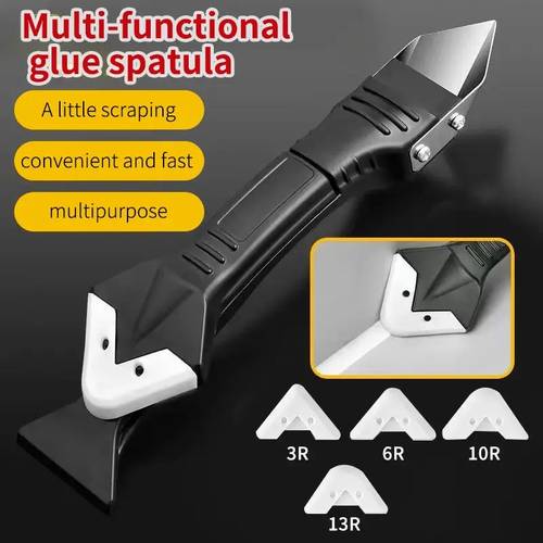 item picture 1 set 6pcs plastic scraper and removal tool kit grout remover caulk remover dirt cleaning kit for kitchen bathroom living room