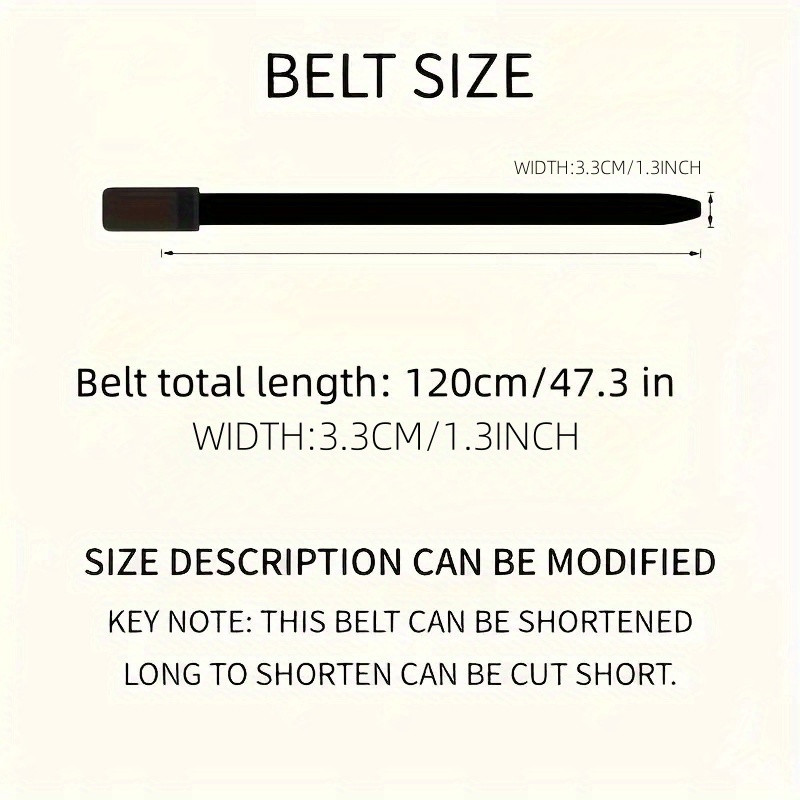 Men's Canvas Deer Head Pattern Belt Automatic Buckle Business Style