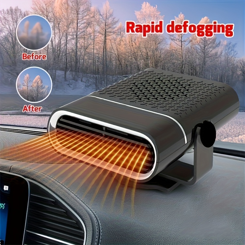 1pc, high power portable car heater,   fast heating and cooling, f fan + heater, plug-in car dehumidifier, car series fast  , direct plug-in operation, 360° adjustment, warm all winter, a must-have for cars, car heating solution, car Product details 6