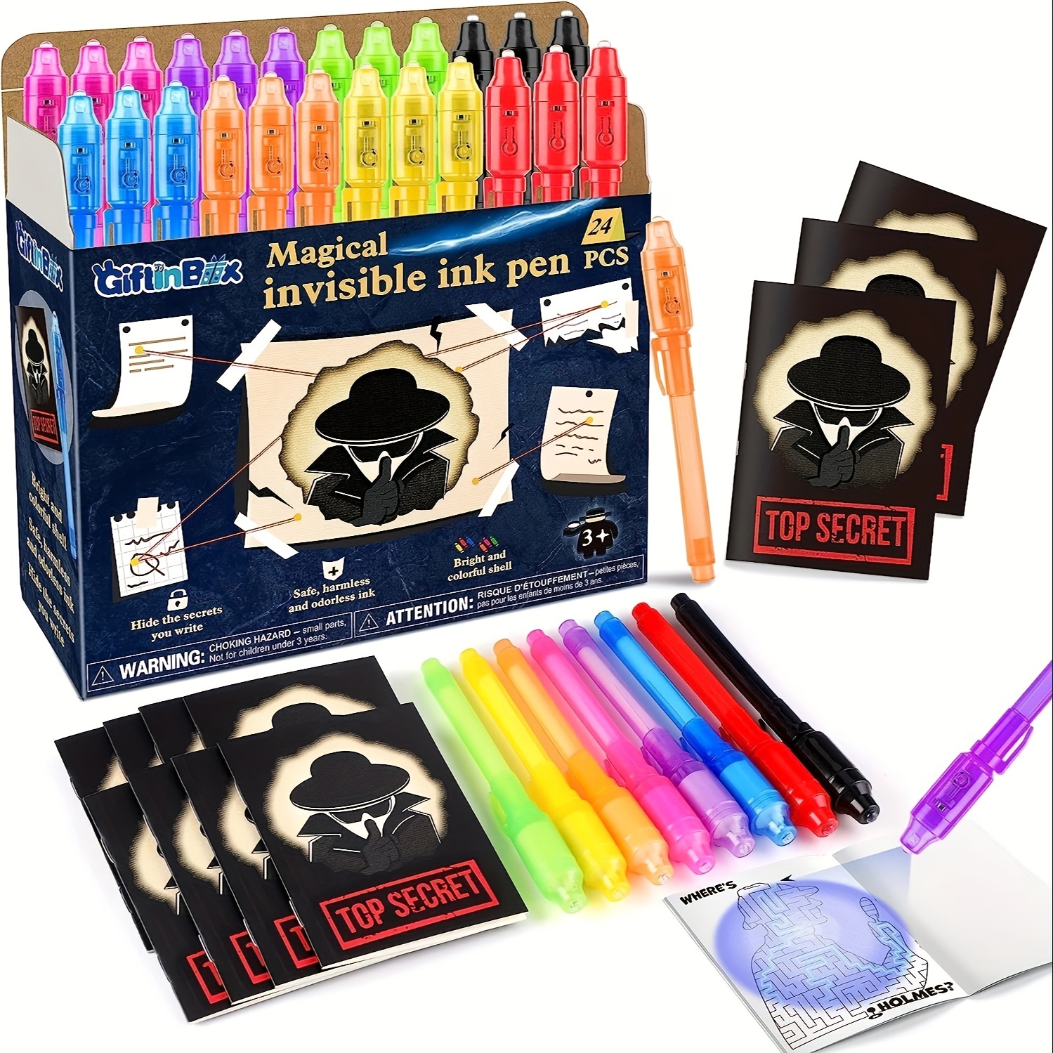 

Giftinbox Uv For Kids, For Kids 8-12, 12pack Pen And , Uv Pen, Halloween, Christmas